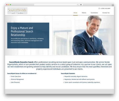 SourceWynds theme WordPress - sourcewynds.com