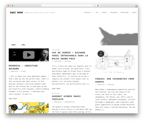Teletype theme WordPress - equi-book.com