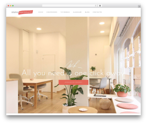 Select real estate WordPress plugin - immobiliariasantmarti.com