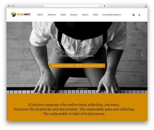 Iron music WordPress plugin - demand-impact.org