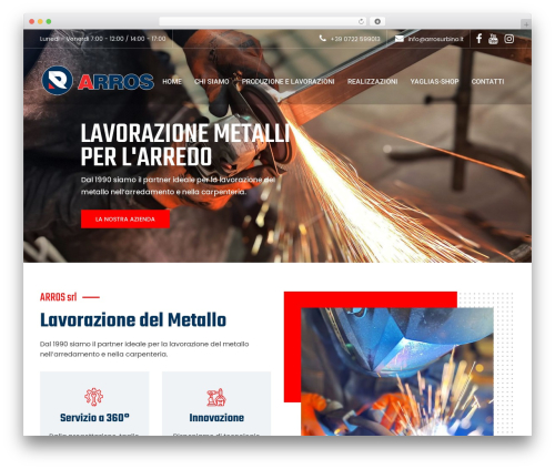Theme WordPress Industroz - arrosurbino.it