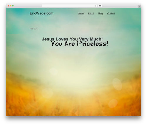 Theme WordPress PlainText - ericwade.com