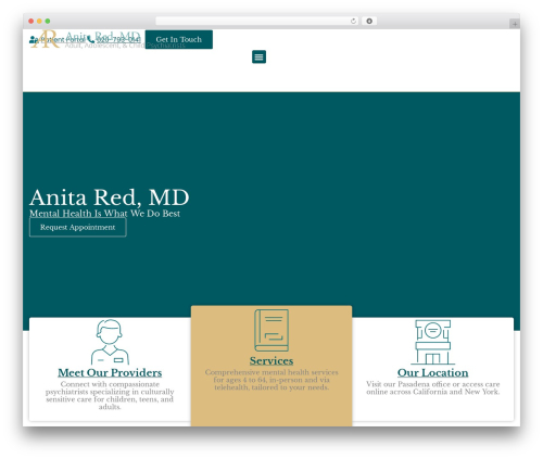 Mypractis WordPress plugin - anitaredmd.com