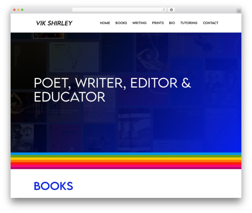 WordPress theme Divi - vikshirley.com