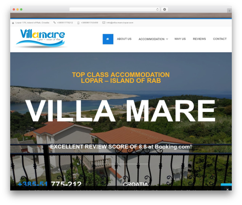 Envision core WordPress plugin - villa-mare-lopar.com