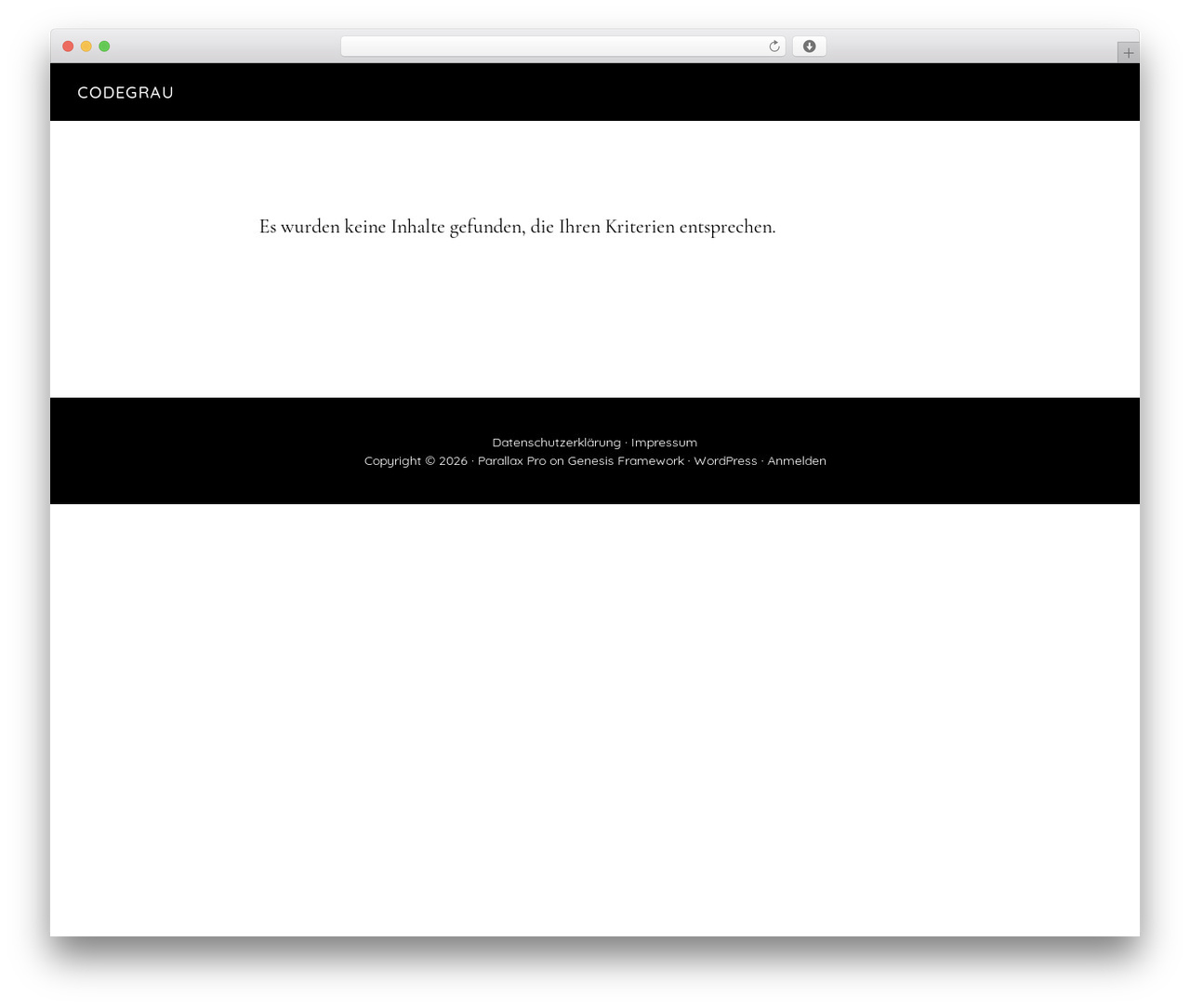 WordPress theme Genesis - codegrau.com WordPress theme Genesis - codegrau.com