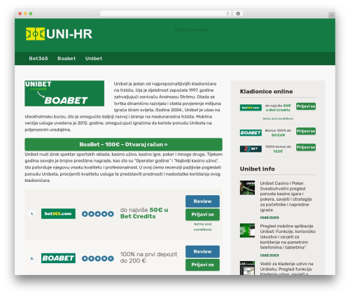 WordPress theme PokaTheme - uni-hr.com