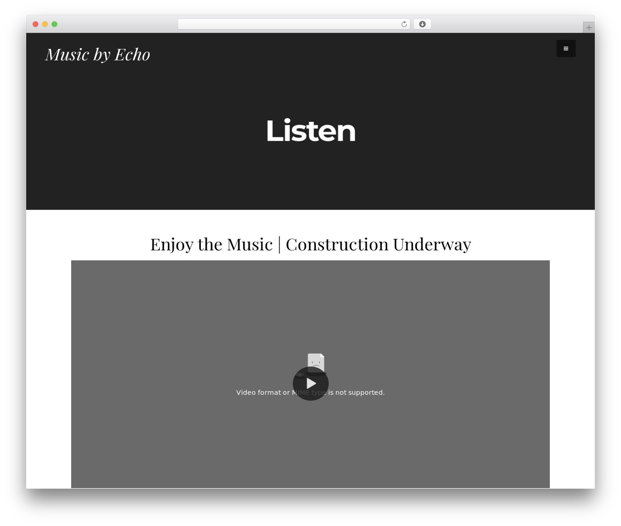 WordPress theme Proper Lite - musicbyecho.com WordPress theme Proper Lite - musicbyecho.com