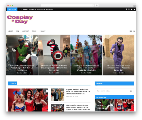 Anthemes shortcodes WordPress plugin - cosplayaday.com