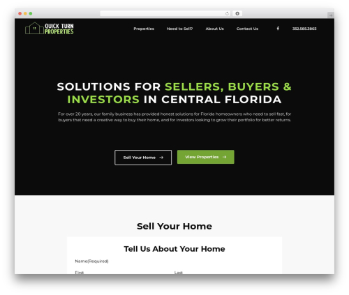 Gutena testimonial WordPress plugin - wesbuyshousesflorida.com