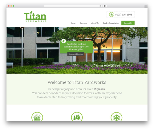 AC Framework theme WordPress - titanyardworks.ca