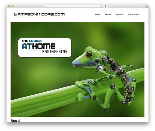 GeneratePress WordPress theme - sampsonmoore.com