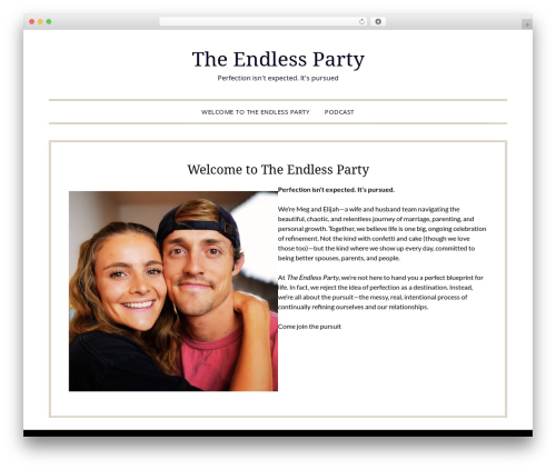 Gold Essentials WordPress theme - theendlessparty.com Gold Essentials WordPress theme - theendlessparty.com