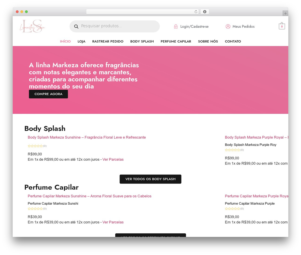 Hello Elementor WordPress theme - luminellaskin.com