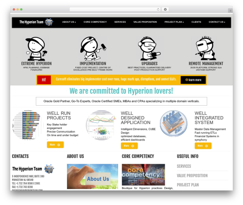 WordPress theme Adapt - thehyperionteam.com