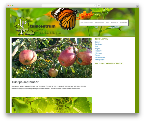 WordPress theme Backslash - tuincentrumscheltinga.nl