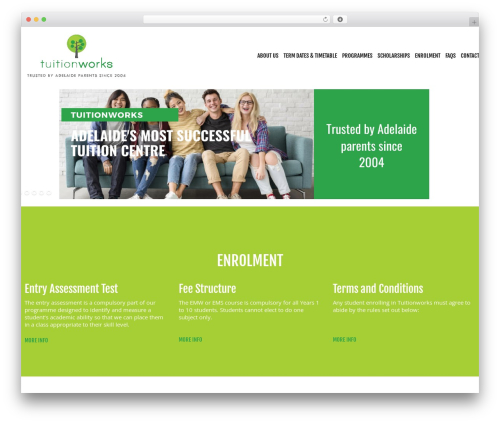 Cherry media parallax WordPress plugin - tuitionworks.com.au