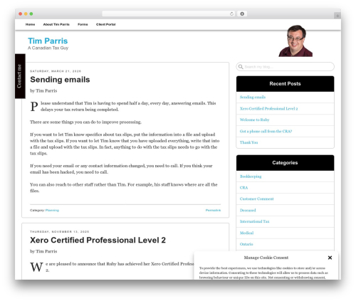 WordPress theme Get Noticed! - taxtim.ca