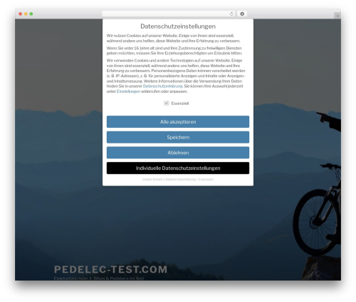 Google fonts local WordPress plugin - pedelec-test.com