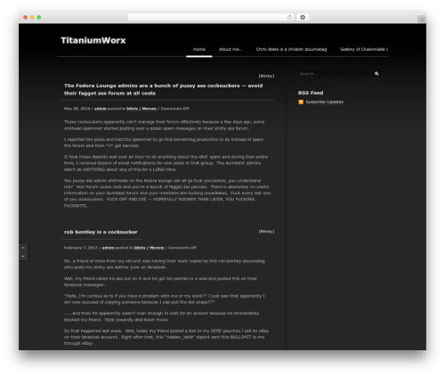 WordPress theme SimpleDark - titaniumworx.com WordPress theme SimpleDark - titaniumworx.com