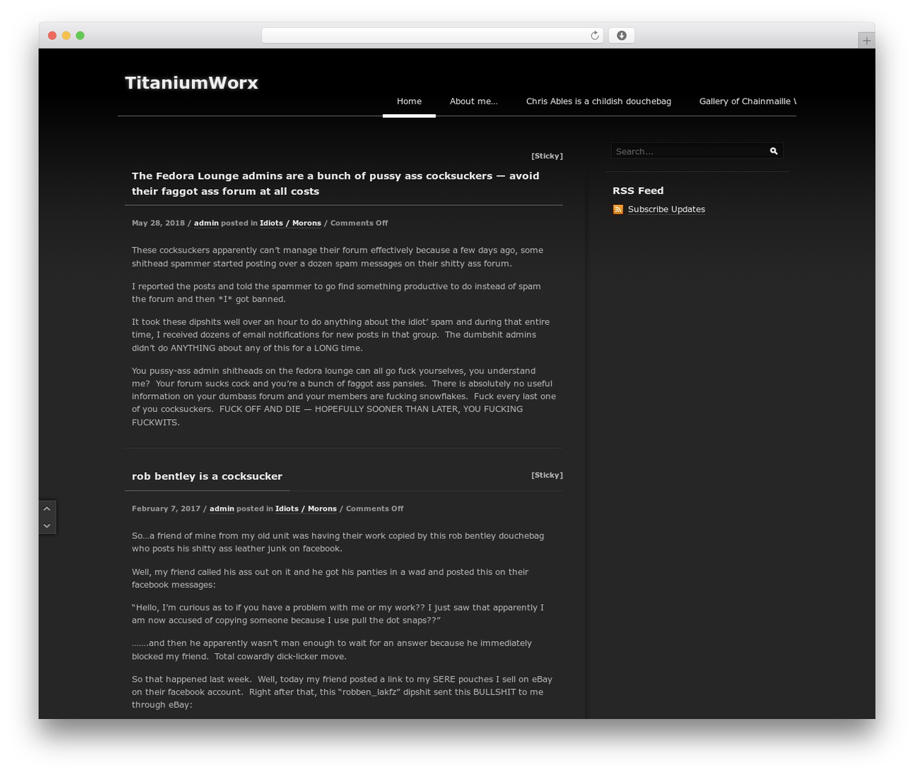 WordPress theme SimpleDark - titaniumworx.com WordPress theme SimpleDark - titaniumworx.com