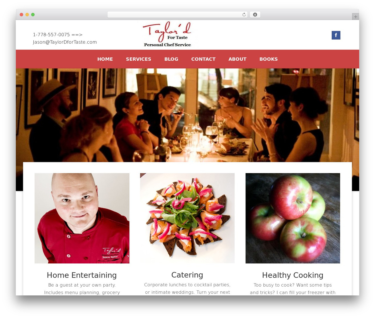 WordPress theme Superb - taylordfortaste.com