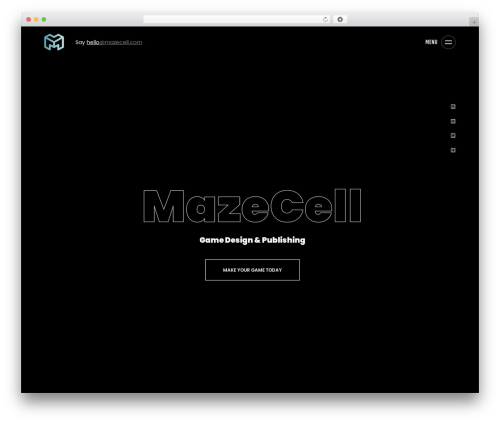 WordPress website theme Unicord - mazecell.com