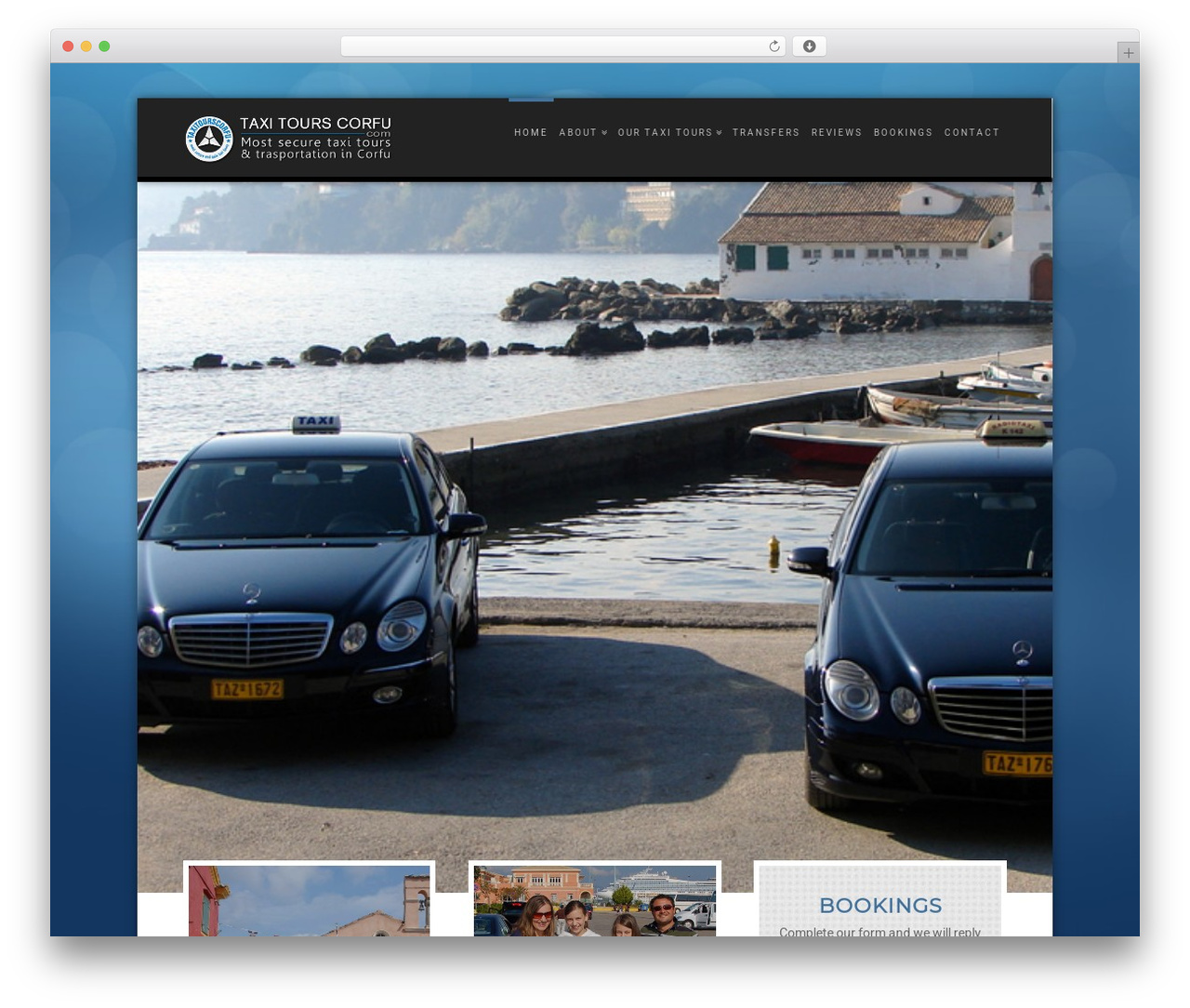 X WordPress theme - taxitourscorfu.com