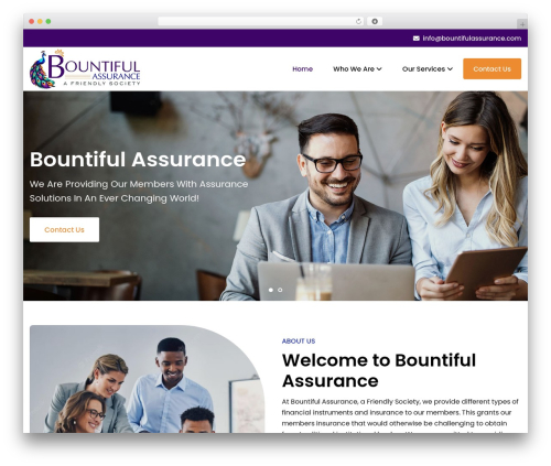 Best WordPress theme Bootstrap Basic4 - bountifulassurance.com