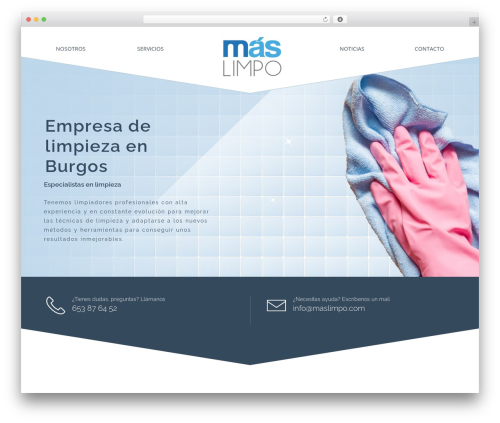 Cleanco WordPress theme - maslimpo.com