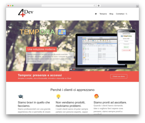 Esteem WordPress theme - 4-dev.ch