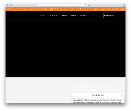 Marquee running text WordPress plugin - gotpineapple.com