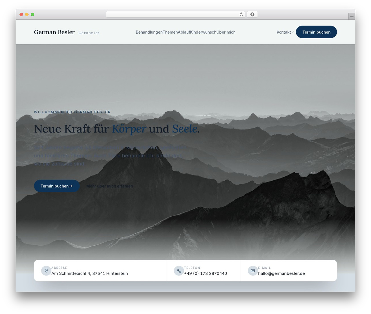 Hello Elementor WordPress theme - germanbesler.de