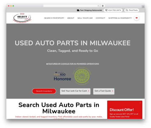 Iis pro v2 WordPress plugin - selectautopartsmilwaukee.com