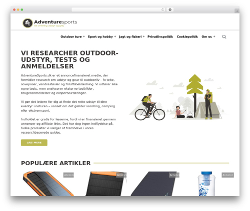 Conzent WordPress plugin - www.adventuresports.dk