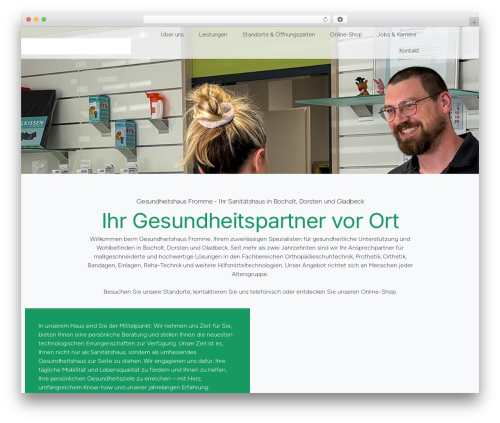 Ehrenplatz cookie WordPress plugin - gesundheitshaus-fromme.de