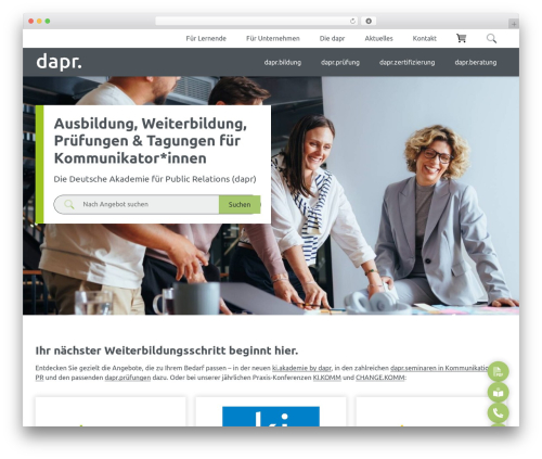 Theme WordPress triggercode Theme - dapr.de