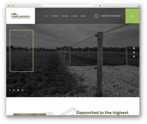 WordPress theme Archtek - homeandaround.co.uk