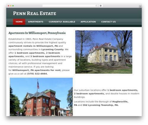 WordPress theme Beaver Builder Theme - pennrealestate.net