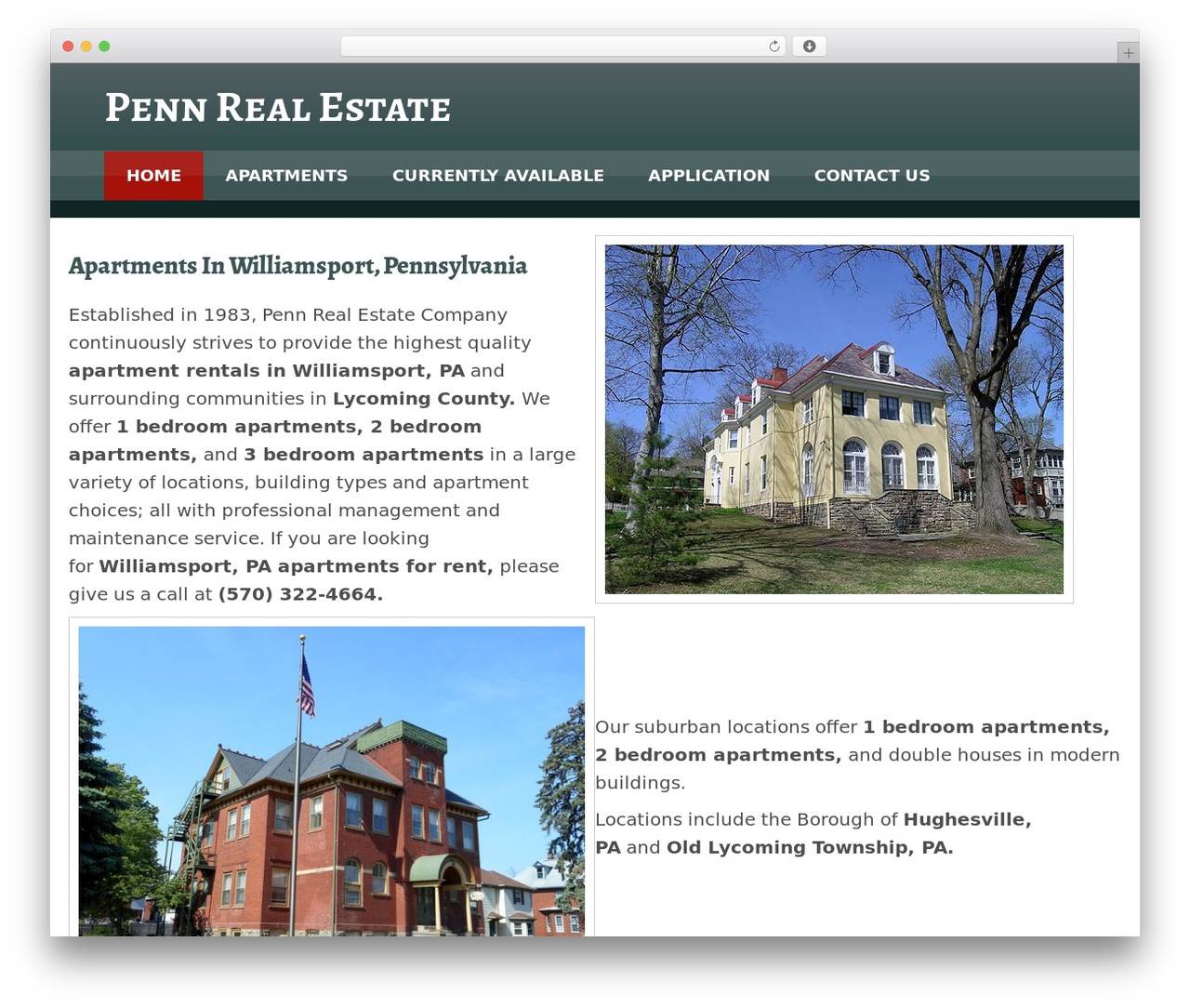 WordPress theme Beaver Builder Theme - pennrealestate.net