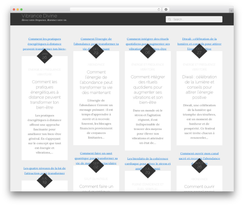 WP theme ReBlog - vibrancedivine.com