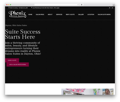 Coiffeur WP theme - phenixdayton.com