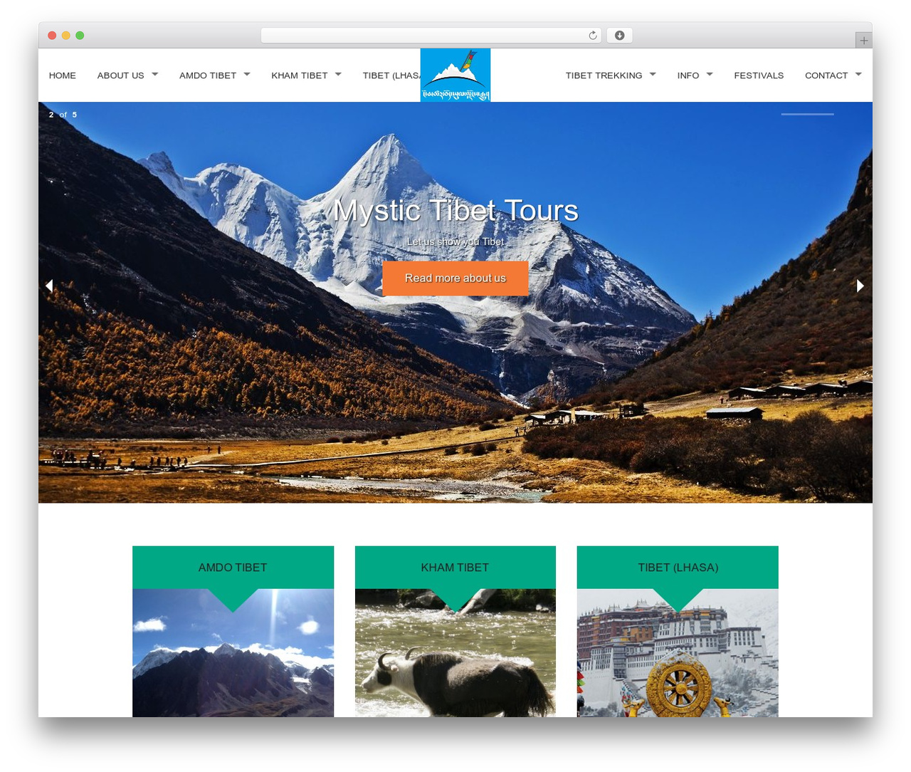 Cornerstone, for WordPress WordPress theme - mystictibettours.com