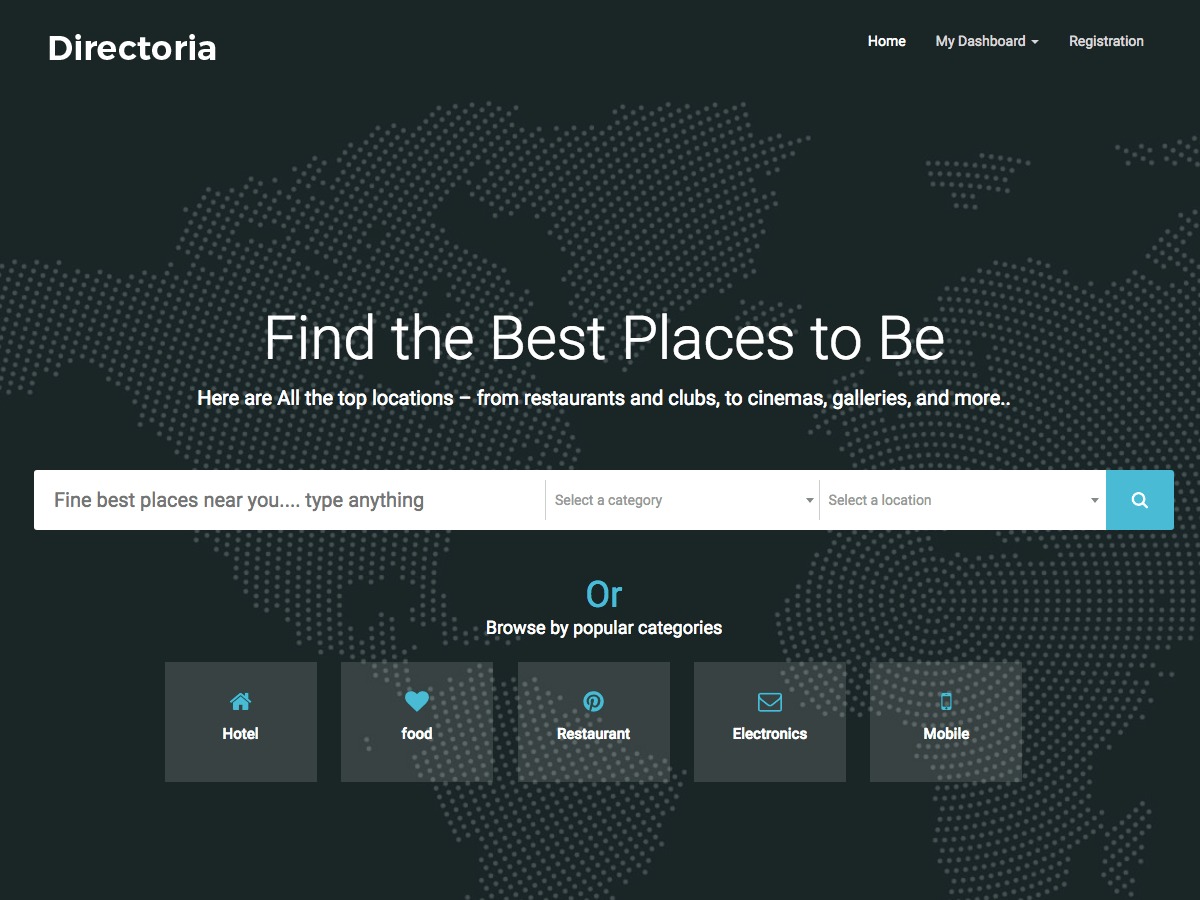 Directoria business WordPress theme