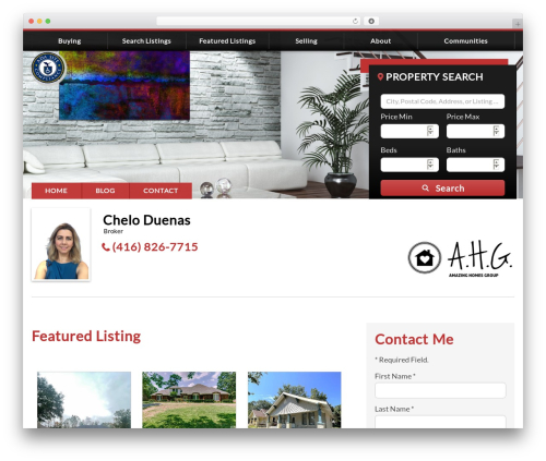 IXACT Framework premium WordPress theme - torontocasas.com