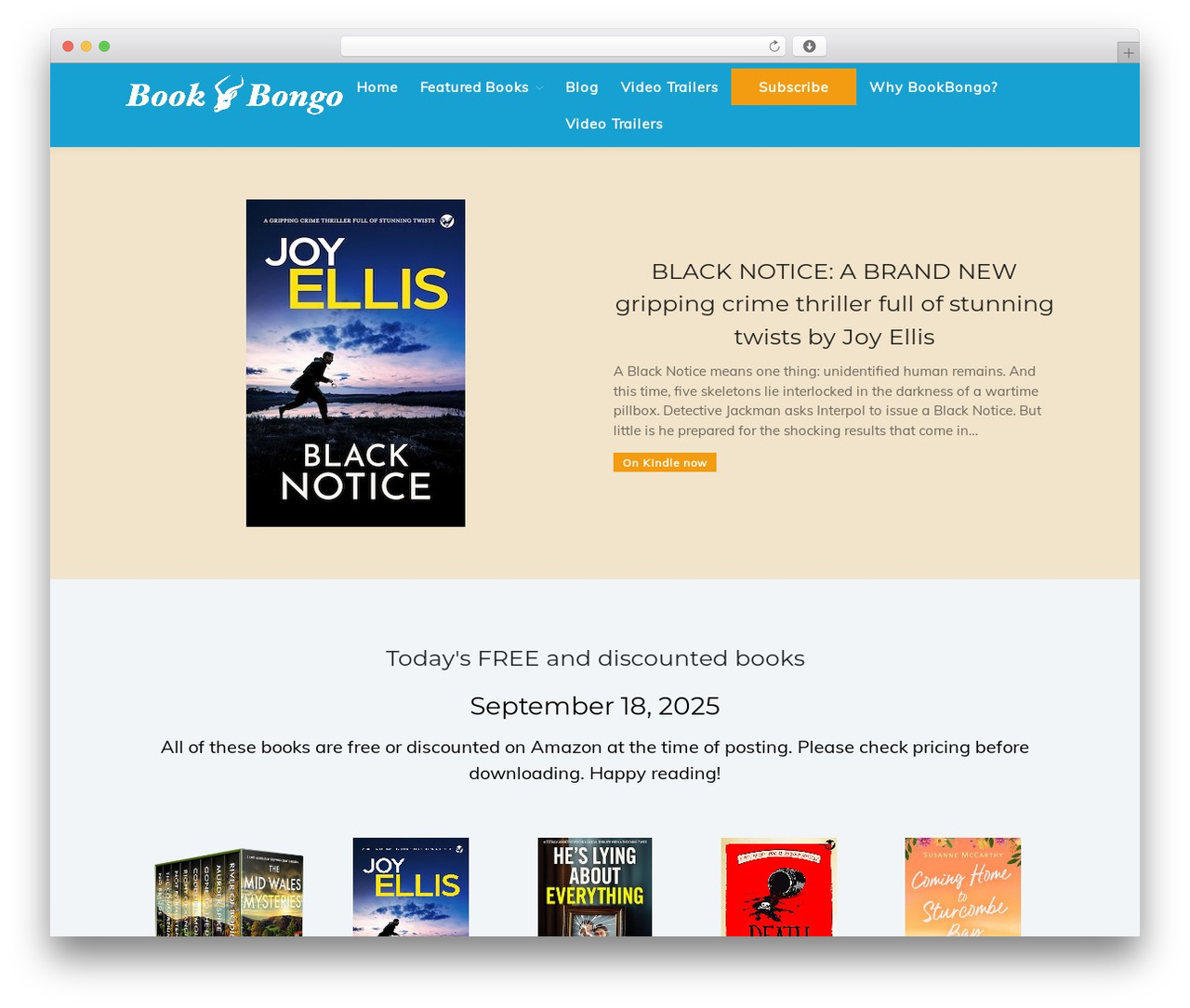 Layers WordPress theme - bookbongo.com