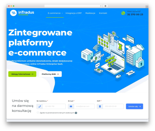 Setech theme WordPress - intradus.pl