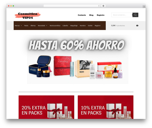 Storefront WordPress shop theme - cosmeticavip24.com