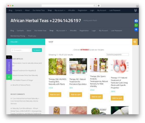 Omnisend WordPress plugin - africbio.com
