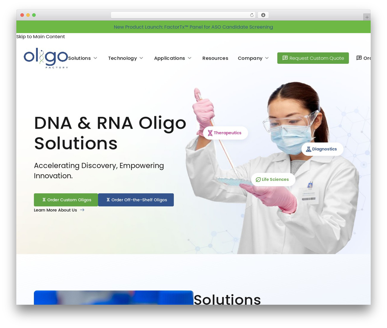 Theme WordPress Modulis - oligofactory.com